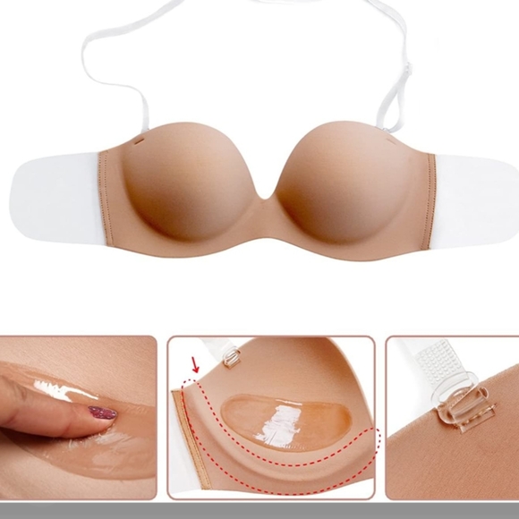 Just Behavior Push Up Backless Strapless Bra - Picture 6 of 10